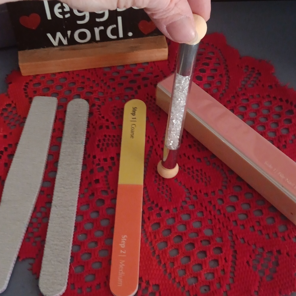 Nail files and brushes